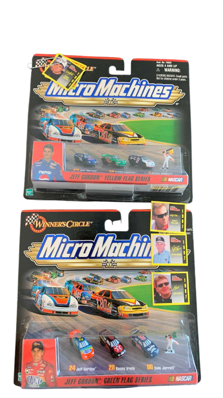 Photo 1 of 2-MICRO MACHINES NASCAR WINNERS CIRCLE SETS