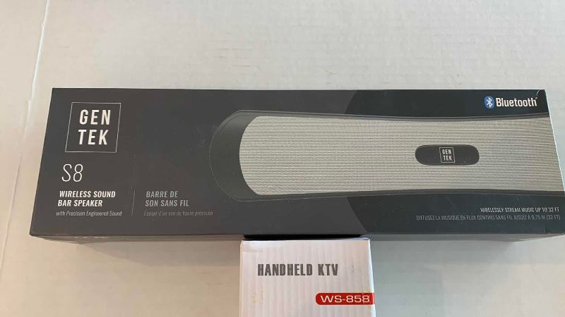 Photo 1 of GEN TEK BAR SPEAKER AND MICROPHONE WITH SPEAKER