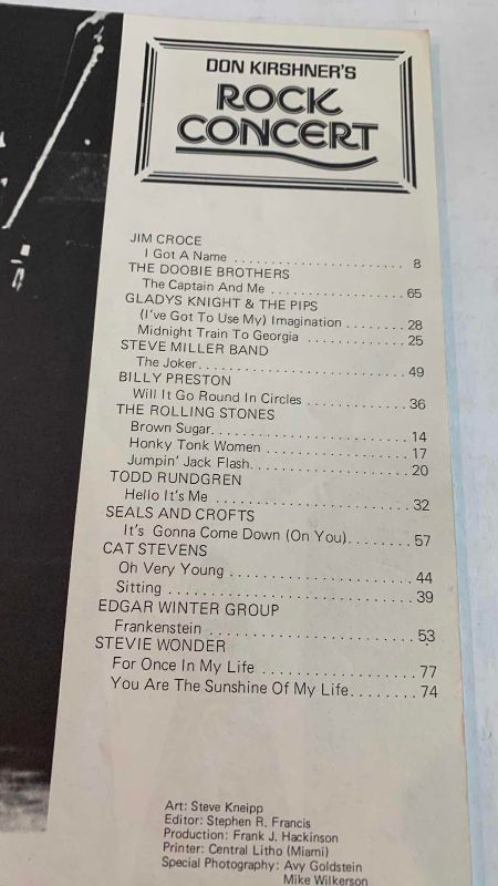 Photo 1 of VINTAGE DON KIRSHNER’S ROCK CONCERT
MUSIC BOOK