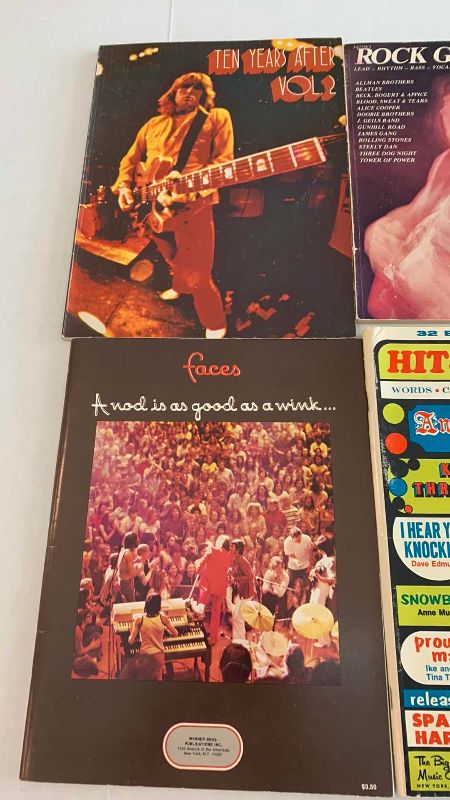 Photo 1 of VINTAGE ROCK MUSIC BOOKS