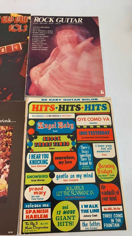 Photo 1 of VINTAGE ROCK MUSIC BOOKS