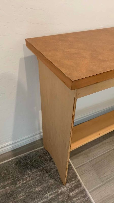 Photo 1 of WOODEN TABLE 36” X 15 H 30”