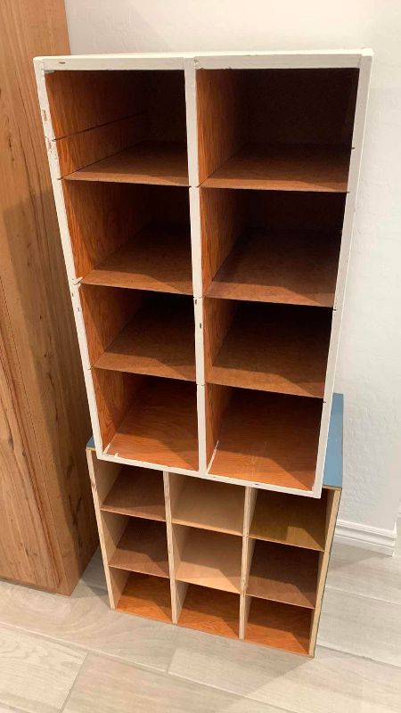 Photo 1 of 2-WOODEN SHOE BOXES