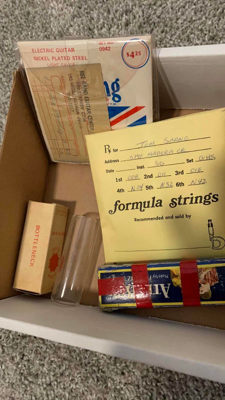 Photo 1 of 4-VINTAGE HARMONICAS AND GUITAR SUPPLIES