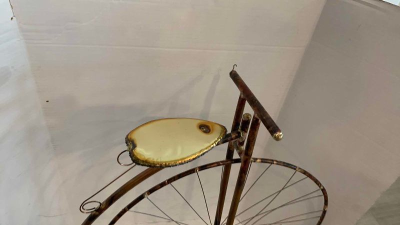 Photo 1 of METAL RETRO BICYCLE ARTWORK 32” X 30”