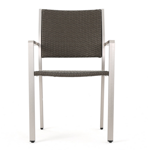 Photo 1 of OUTDOOR WICKER DINING CHAIRS WITH ALUMINUM FRAME