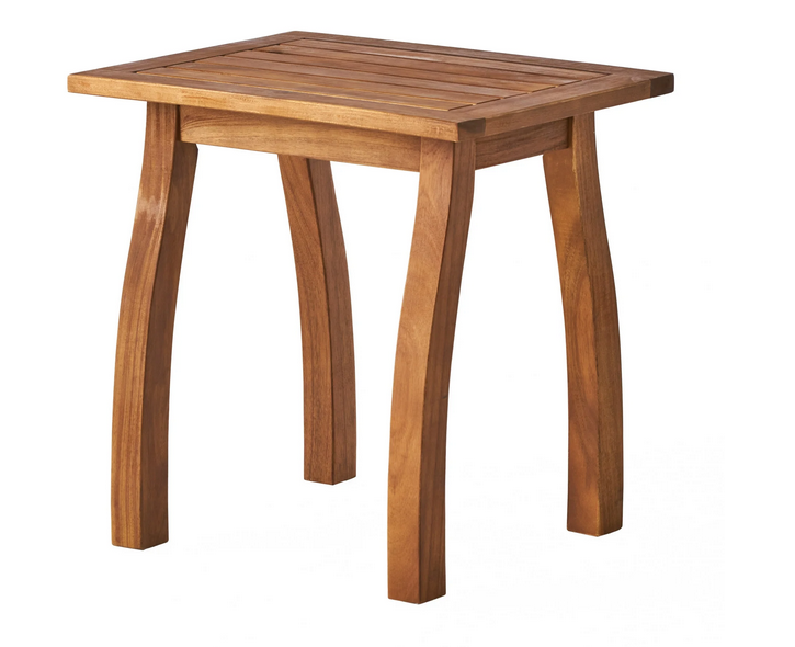 Photo 1 of GDF STUDIO SADIE OUTDOOR ACACIA WOOD ACCENT TABLE, TEAK FINISH 