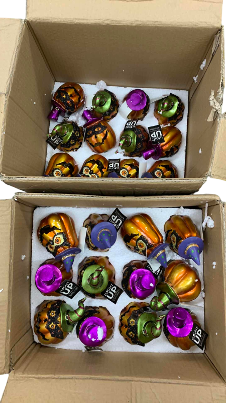 Photo 1 of 2-BOXES OF 36 LIGHT UP HALLOWEEN PUMPKINS