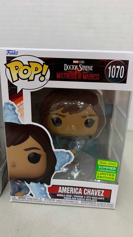 Photo 1 of 2-FUNKO POP’S DR. STRANGE: KARL MORDO # 170, AND AMERICA CHAVEZ # 1070
