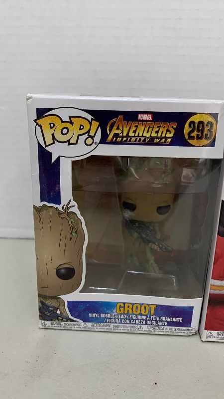 Photo 1 of 2-FUNKO POPS RED HULK #854 AND GROOT # 293