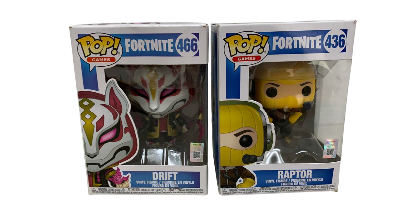 Photo 1 of FUNKO POP FORTNITE DRIFT 466, RAPTOR #436