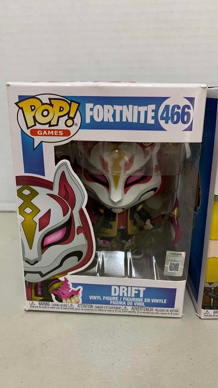 Photo 1 of FUNKO POP FORTNITE DRIFT 466, RAPTOR #436