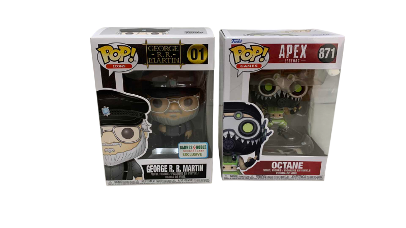 Photo 1 of FUNKO POP GEORGE R.R. MARTIN AND APEX OCTANE # 871