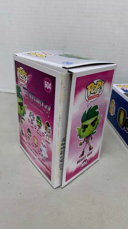 Photo 1 of FUNKO POP BEAST BOY #604 AND HALO MASTER CHIEF 07