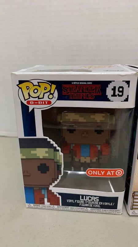Photo 1 of FUNKO POP STRANGER THINGS LUCAS 19 AND MIKE 423