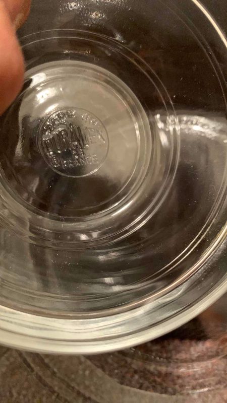 Photo 1 of GLASS MIXING AND SERVING BOWLS MADE IN FRANCE