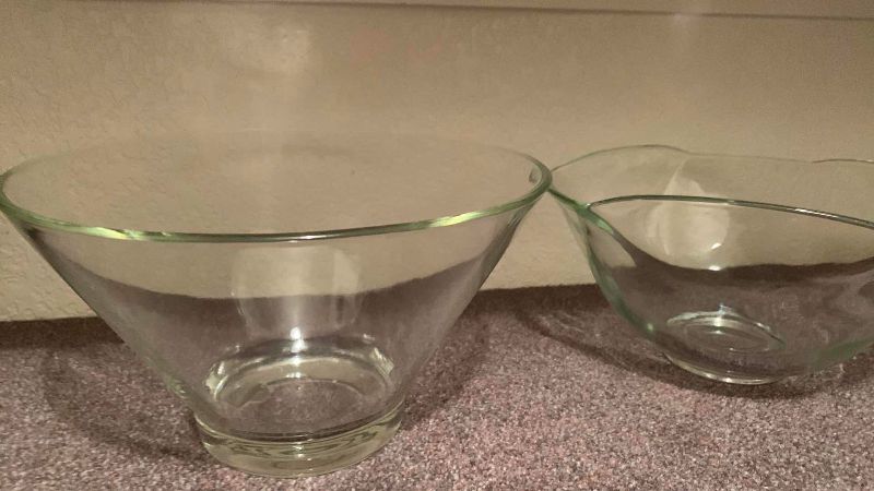 Photo 1 of 3-GLASS SERVICE WARE BOWLS