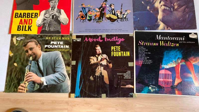 Photo 1 of 9-VINTAGE RECORD ALBUMS