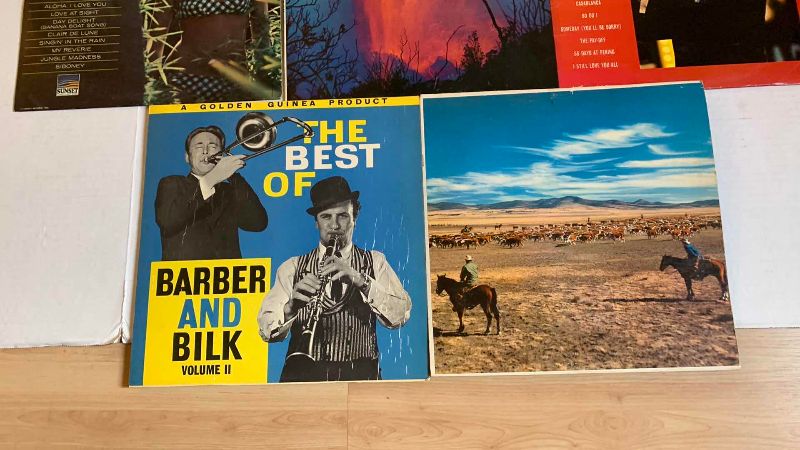 Photo 1 of 8-VINTAGE RECORD ALBUMS