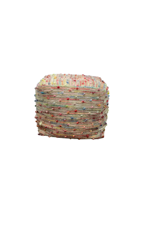 Photo 1 of COTTON POUF MULTI-COLOR HOME DECOR