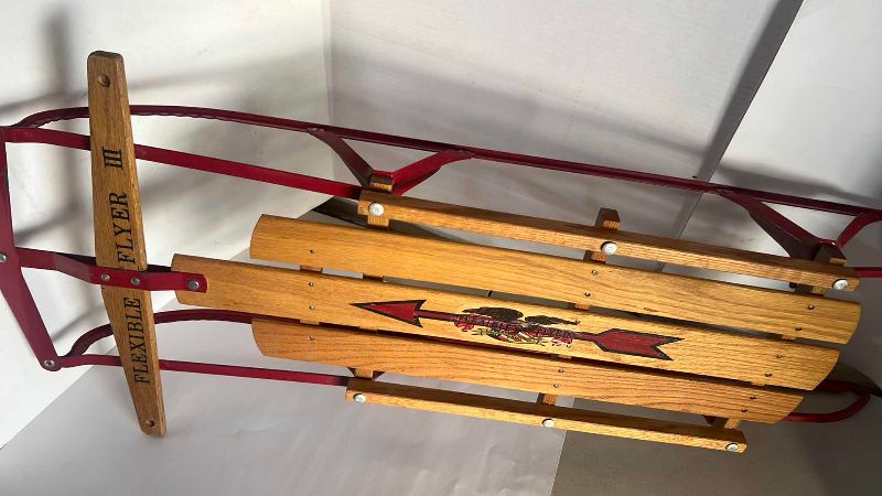 Photo 1 of CHRISTMAS SLED FLEXIBLE FLYER III 48” X 21”