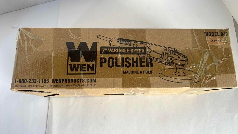 Photo 1 of WEN 7” VARIABLE SPEED POLISHER