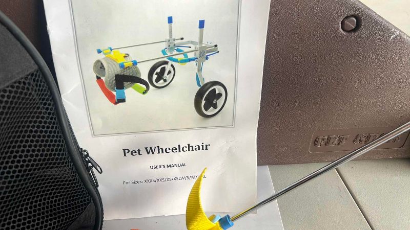 Photo 1 of PET WHEEL CHAIR, RAM, AND CARRIER