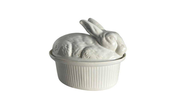 Photo 1 of BUNNY PORCELAIN DISH 12"