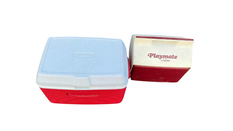 Photo 1 of RUBBERMAID COOLER AND PLAYMATE PERSONAL COOLER 18” X 14” X 12”H