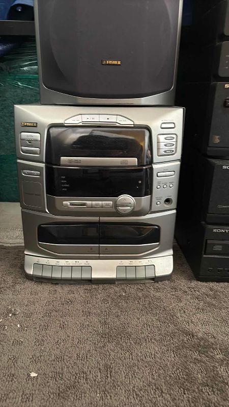 Photo 1 of FISHER CD TAPE DECK STEREO SYSTEM