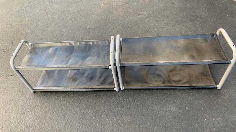 Photo 1 of 2-SHOE RACKS