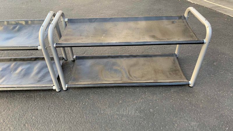 Photo 1 of 2-SHOE RACKS