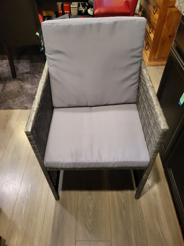 Photo 1 of OUTSUNNY WICKER WEAVE GREY CUSHIONS PATIO SET