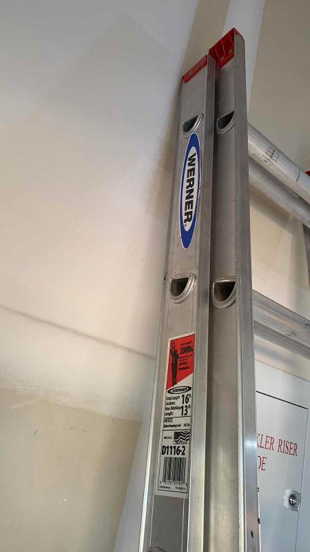 Photo 1 of WERNER 16’ EXTENSION LADDER