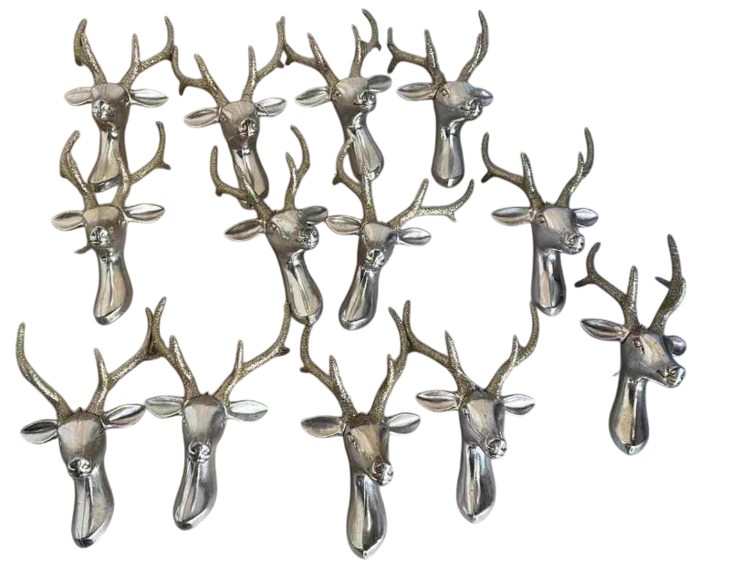 Photo 1 of DEER ANTLERS CHRISTMAS ORNAMENTS AND GARLAND  9”