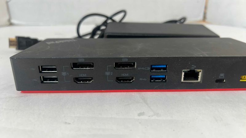 Photo 1 of LENOVO THINKPAD USB-C AND USB-A DOCK