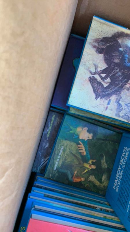 Photo 1 of VINTAGE HARDY BOYS BOOKS AND ENCYCLOPEDIAS