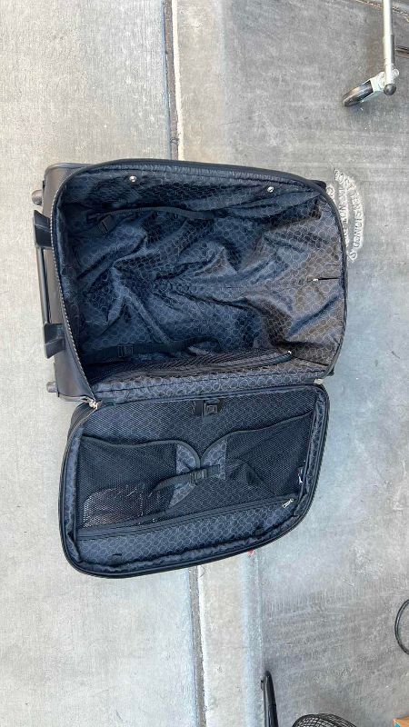 Photo 1 of BLACK DELSEY SUITCASE 10” X 18” H 25”