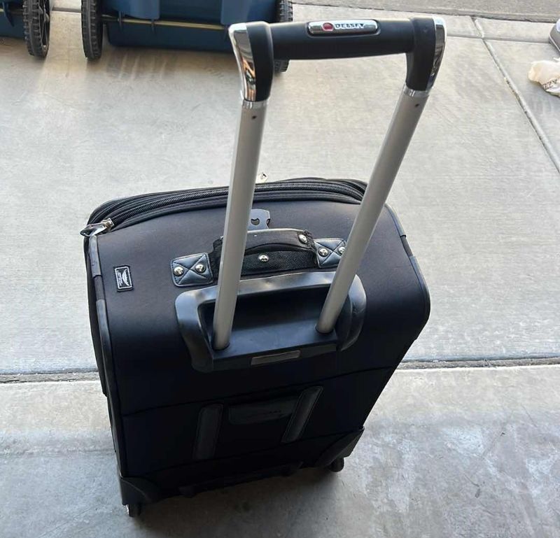 Photo 1 of BLACK DELSEY SUITCASE 10” X 18” H 25”