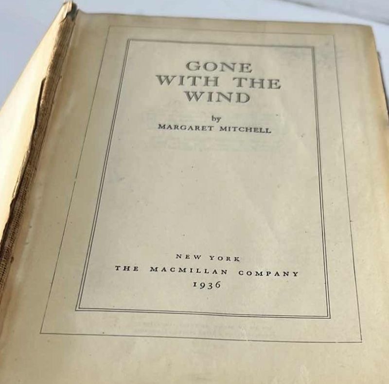 Photo 1 of VINTAGE BOOKS GONE WITH THE WIND 1936