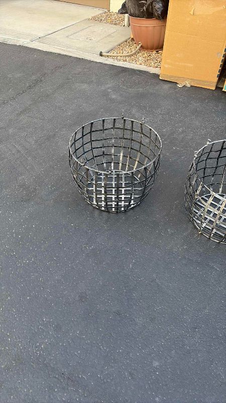 Photo 1 of NESTING METAL DECOR BASKETS 18”X 12”H