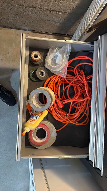 Photo 1 of TOOLBOX CONTENTS INCLUDED 30”  18” X 32” H