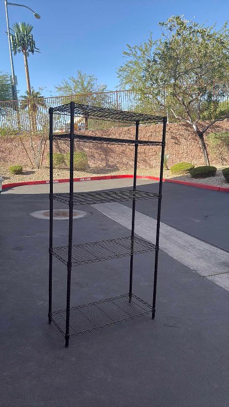 Photo 1 of 5 SHELF METAL STORAGE RACK 35” X 17” X 73” H