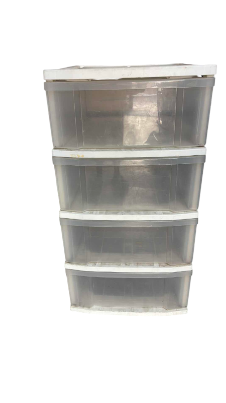 Photo 1 of PLASTIC STORAGE 17”X 21”X 33”H