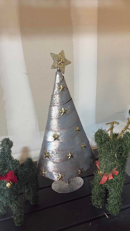 Photo 1 of CHRISTMAS DECOR METAL TREE 24”