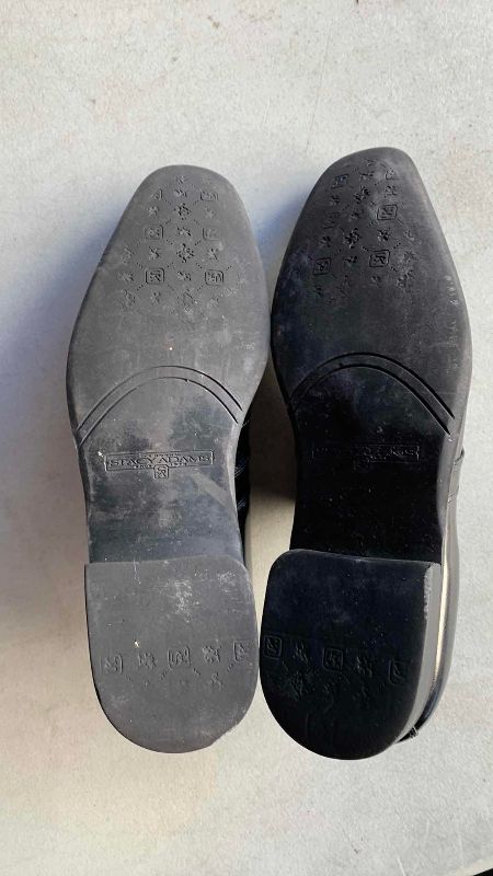 Photo 1 of MENS STACY ADAMS MOCK SNAKESKIN DRESS SHOES SIZE 11