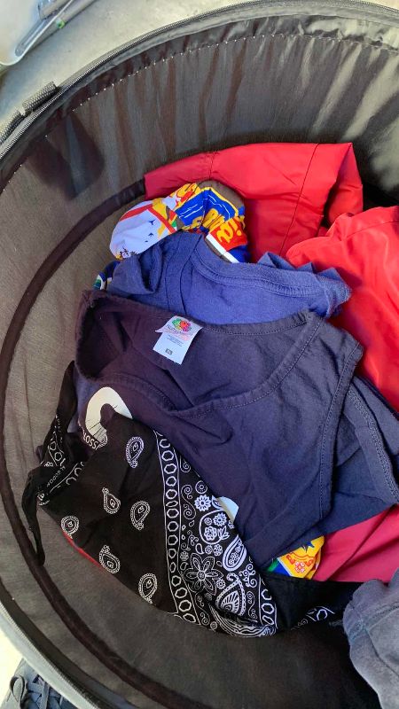 Photo 1 of TUB OF ASSORTED MENS CLOTHING