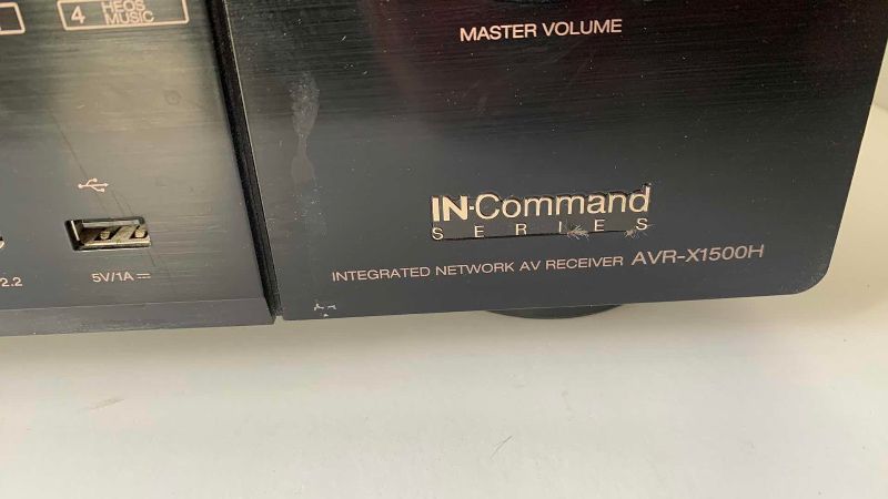 Photo 1 of DENON IN COMMAND INTEGRATED NETWORK AV RECEIVER AVR-X1500H