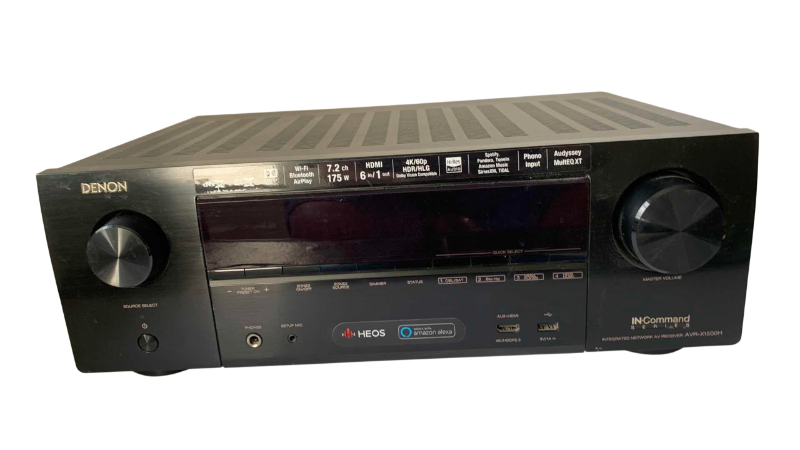 Photo 1 of DENON IN COMMAND INTEGRATED NETWORK AV RECEIVER AVR-X1500H
