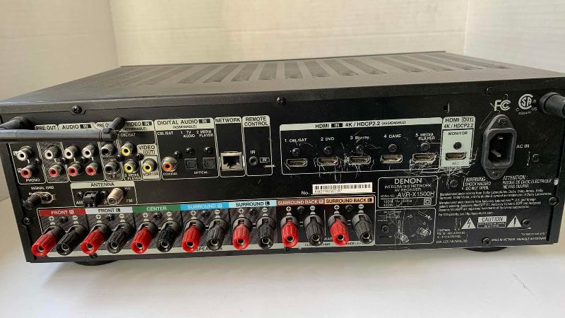 Photo 1 of DENON IN COMMAND INTEGRATED NETWORK AV RECEIVER AVR-X1500H
